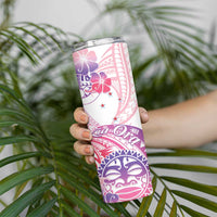 Kia Ora Maori New Zealand Pastel Skinny Tumbler Sun Ta Moko Sweet Version LT01 - Polynesian Pride