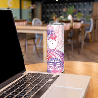 Kia Ora Maori New Zealand Pastel Skinny Tumbler Sun Ta Moko Sweet Version LT01 - Polynesian Pride