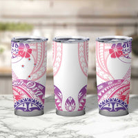 Kia Ora Maori New Zealand Pastel Tumbler Cup Sun Ta Moko Sweet Version LT01 - Polynesian Pride