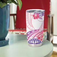 Kia Ora Maori New Zealand Pastel Tumbler Cup Sun Ta Moko Sweet Version LT01 - Polynesian Pride