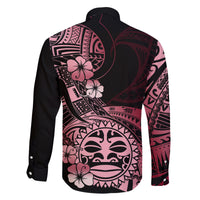 Aotearoa Kia Ora New Zealand Ta Moko Red Version Family Matching Tank Maxi Dress and Hawaiian Shirt LT01 - Polynesian Pride