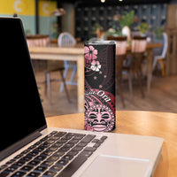 Aotearoa Kia Ora New Zealand Ta Moko Red Version Skinny Tumbler LT01 - Polynesian Pride