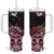 Aotearoa Kia Ora New Zealand Ta Moko Red Version Tumbler With Handle