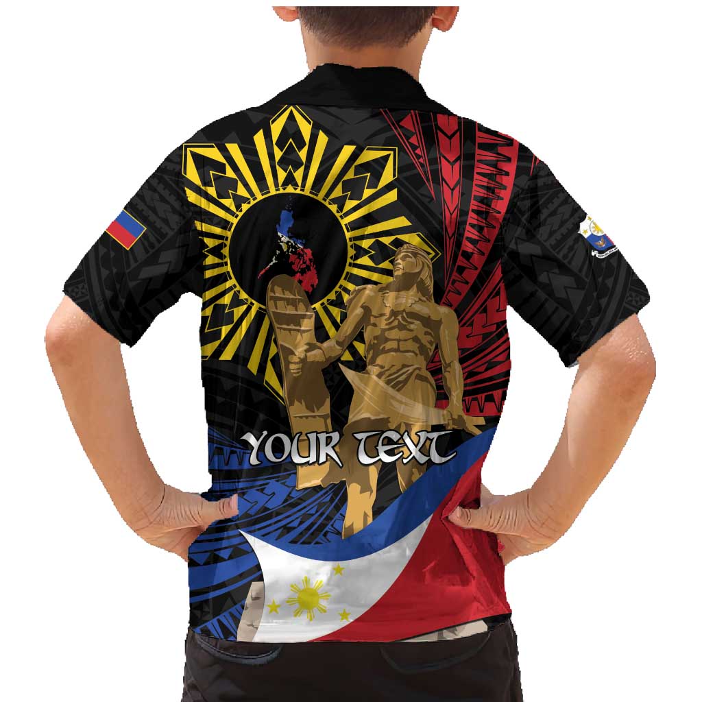 Personalized Lapulapu The First Filipino Hero Family Matching Mermaid Dress and Hawaiian Shirt Polynesian Pattern LT01 - Polynesian Pride