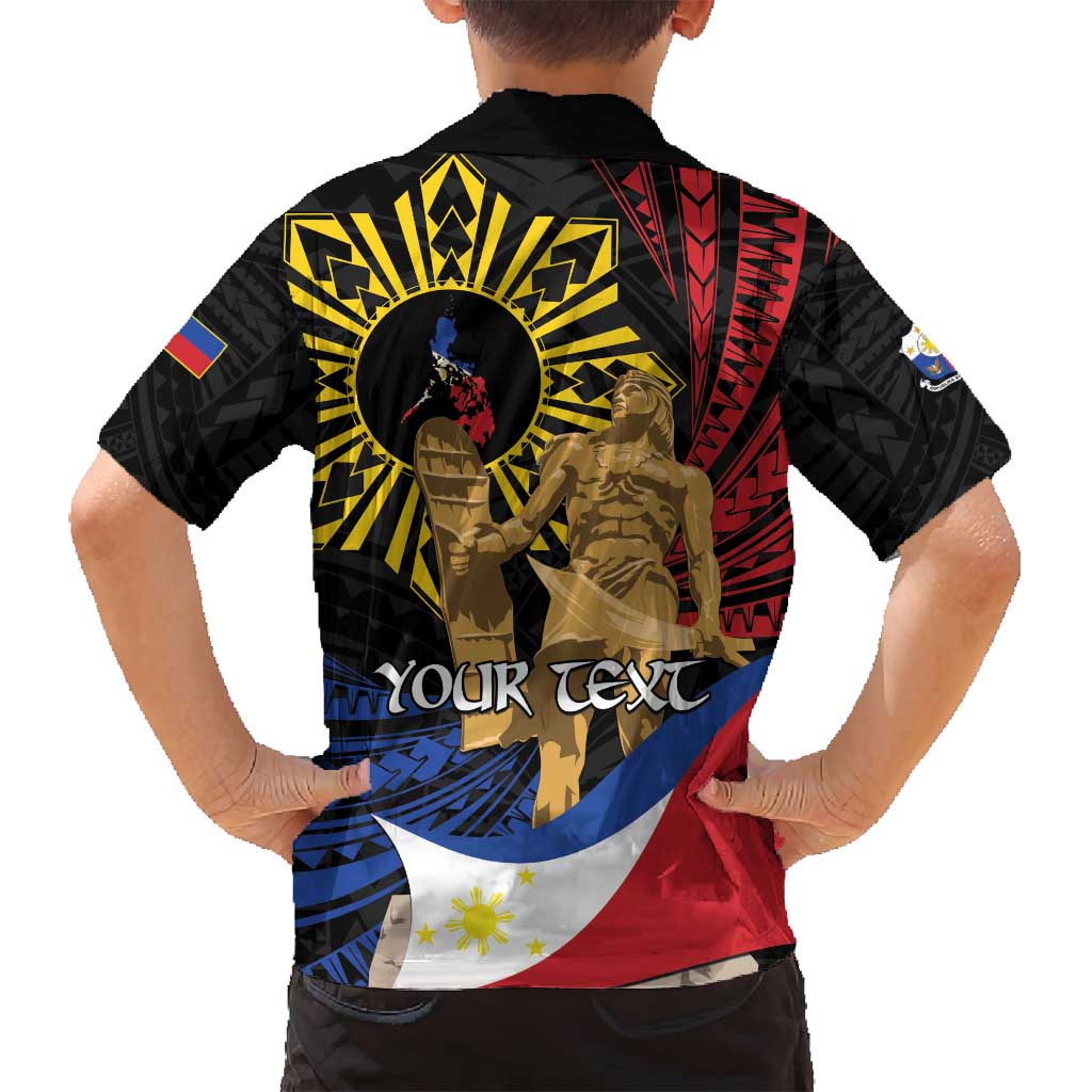 Personalized Lapulapu The First Filipino Hero Family Matching Puletasi and Hawaiian Shirt Polynesian Pattern