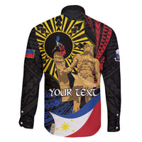 Personalized Lapulapu The First Filipino Hero Family Matching Short Sleeve Bodycon Dress and Hawaiian Shirt Polynesian Pattern LT01 - Polynesian Pride