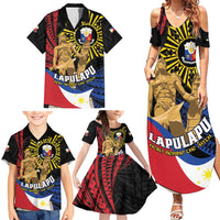 Personalized Lapulapu The First Filipino Hero Family Matching Summer Maxi Dress and Hawaiian Shirt Polynesian Pattern LT01 - Polynesian Pride