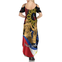 Personalized Lapulapu The First Filipino Hero Family Matching Summer Maxi Dress and Hawaiian Shirt Polynesian Pattern LT01 - Polynesian Pride