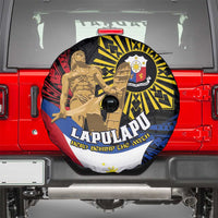 Lapulapu The First Filipino Hero Spare Tire Cover Polynesian Pattern LT01 - Polynesian Pride