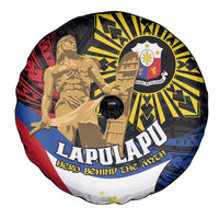 Lapulapu The First Filipino Hero Spare Tire Cover Polynesian Pattern LT01 - Polynesian Pride