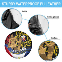 Lapulapu The First Filipino Hero Spare Tire Cover Polynesian Pattern LT01 - Polynesian Pride