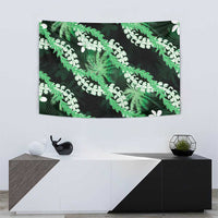 Puakenikeni Maile Lei Tapestry Frangipani Green Tropical Leaves