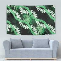 Puakenikeni Maile Lei Tapestry Frangipani Green Tropical Leaves