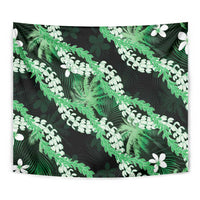 Puakenikeni Maile Lei Tapestry Frangipani Green Tropical Leaves