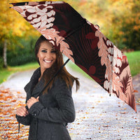 Puakenikeni Maile Lei Umbrella Frangipani Red Tropical Leaves