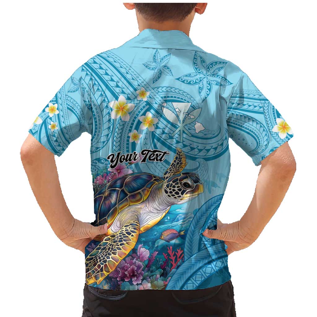 Personalized Hawaii Sea Turtle Family Matching Mermaid Dress and Hawaiian Shirt Hawaii Map Ocean Vibes LT01 - Polynesian Pride