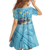 Personalized Hawaii Sea Turtle Family Matching Off Shoulder Maxi Dress and Hawaiian Shirt Hawaii Map Ocean Vibes LT01 - Polynesian Pride