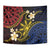 Philippines Spirit Tribal Sun Plumeria Tapestry Red And Blue Polynesian Pattern