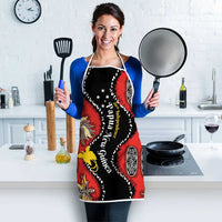 Papua New Guinea 50th Independence Apron PNG Batik Pattern - Polynesian Pride