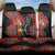 Papua New Guinea 50th Independence Back Car Seat Cover PNG Batik Pattern - Polynesian Pride