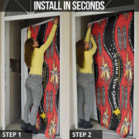 Papua New Guinea 50th Independence Door Cover PNG Batik Pattern - Polynesian Pride