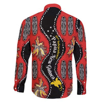 Papua New Guinea 50th Independence Family Matching Off Shoulder Maxi Dress and Hawaiian Shirt PNG Batik Pattern LT01 - Polynesian Pride