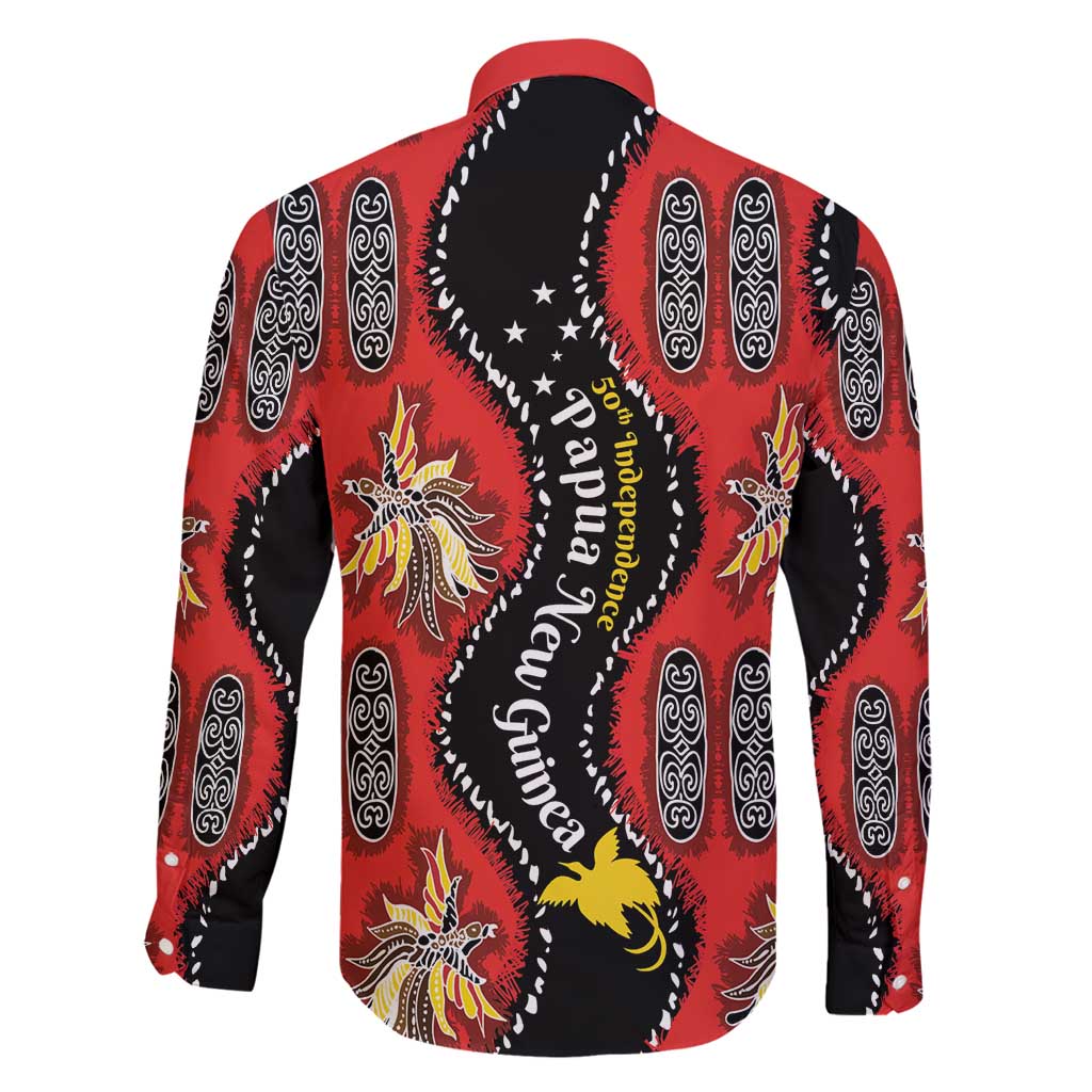 Papua New Guinea 50th Independence Family Matching Off Shoulder Short Dress and Hawaiian Shirt PNG Batik Pattern LT01 - Polynesian Pride