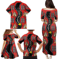 Papua New Guinea 50th Independence Family Matching Puletasi and Hawaiian Shirt PNG Batik Pattern LT01 - Polynesian Pride