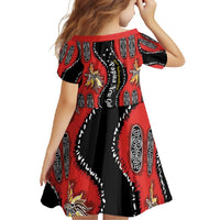 Papua New Guinea 50th Independence Family Matching Tank Maxi Dress and Hawaiian Shirt PNG Batik Pattern LT01 - Polynesian Pride