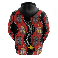 Papua New Guinea 50th Independence Hoodie PNG Batik Pattern LT01 - Polynesian Pride