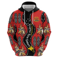 Papua New Guinea 50th Independence Hoodie PNG Batik Pattern LT01 - Polynesian Pride