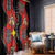 Papua New Guinea 50th Independence Window Curtain PNG Batik Pattern - Polynesian Pride