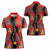 Papua New Guinea 50th Independence Women Polo Shirt PNG Batik Pattern - Polynesian Pride