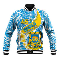 personalised-tuvalu-independence-day-baseball-jacket-plumeria-45th-anniversary