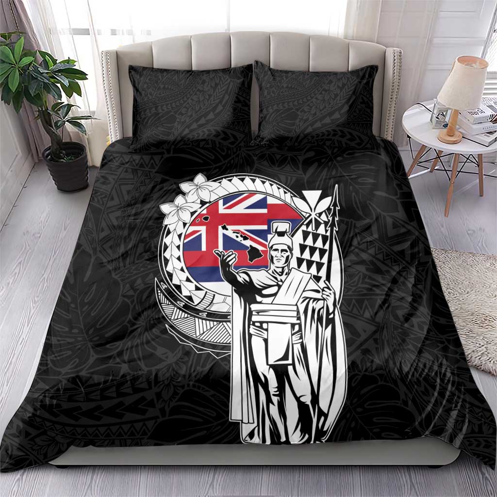 Hawaii King Kamehameha Bedding Set Flag Polynesian Pattern