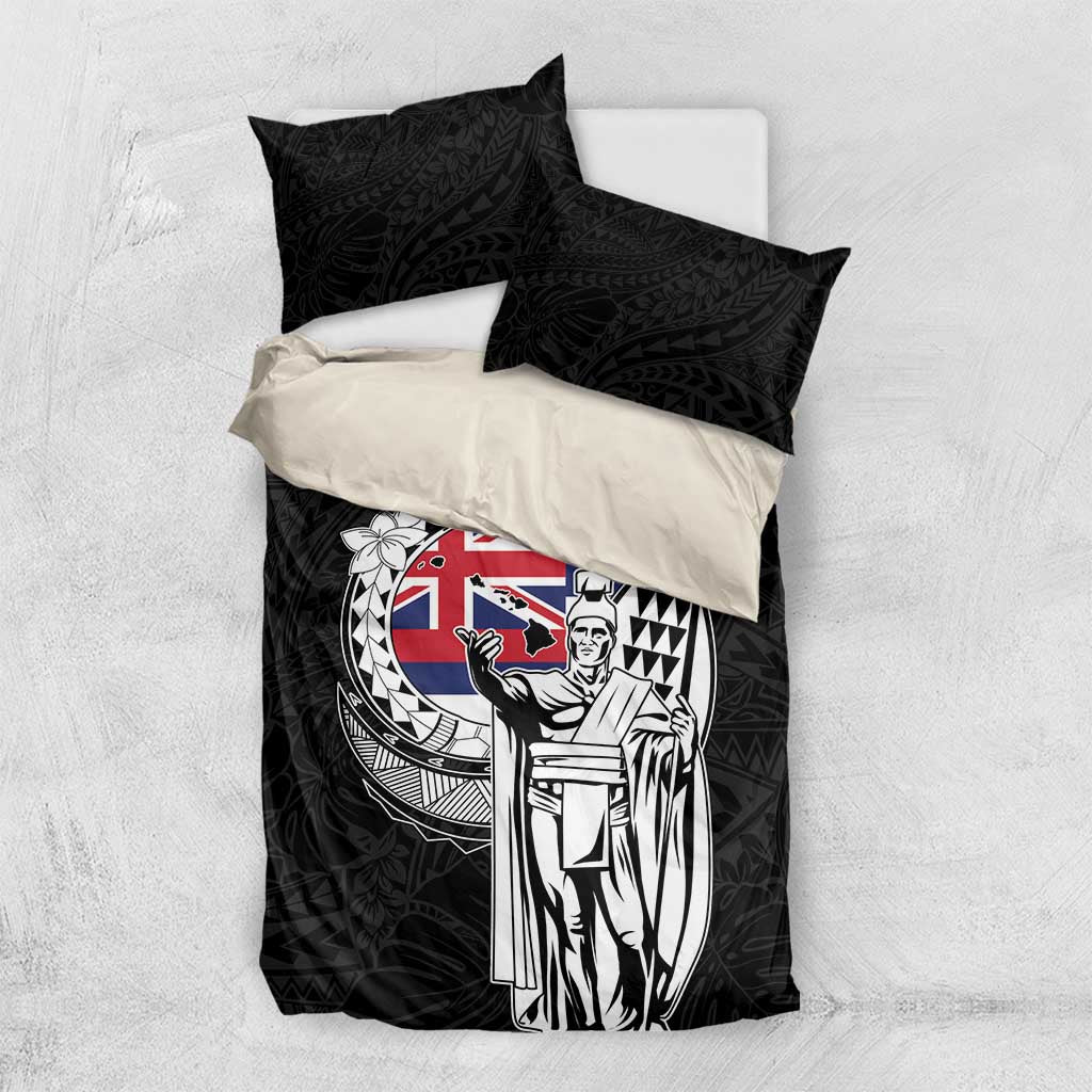 Hawaii King Kamehameha Bedding Set Flag Polynesian Pattern