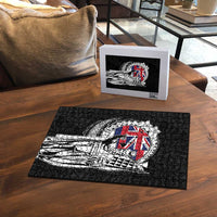 Hawaii King Kamehameha Puzzle Flag Polynesian Pattern
