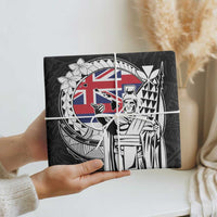 Hawaii King Kamehameha Wrapping Paper Flag Polynesian Pattern