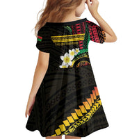 Vanuatu Independence Day Family Matching Long Sleeve Bodycon Dress and Hawaiian Shirt Yumi 45th Hapi Indipendens Dei LT01 - Polynesian Pride