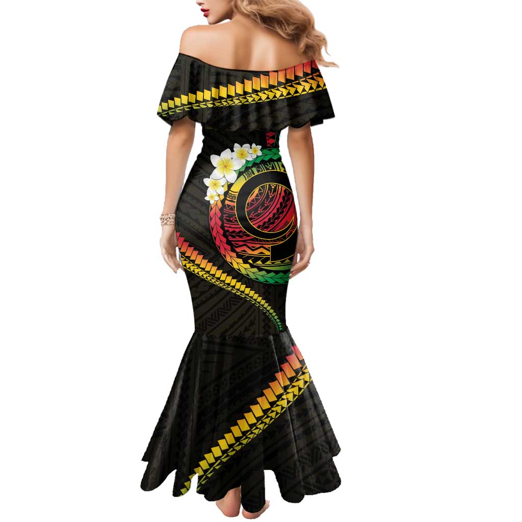 Vanuatu Independence Day Family Matching Mermaid Dress and Hawaiian Shirt Yumi 45th Hapi Indipendens Dei LT01 - Polynesian Pride
