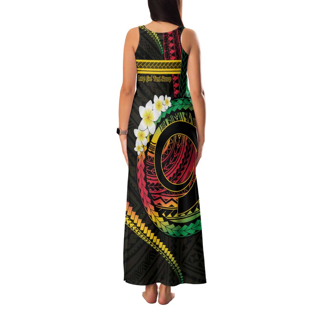 Vanuatu Independence Day Family Matching Tank Maxi Dress and Hawaiian Shirt Yumi 45th Hapi Indipendens Dei LT01 - Polynesian Pride