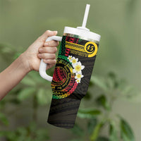 Vanuatu Independence Day Tumbler With Handle Yumi 45th Hapi Indipendens Dei LT01