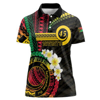 Vanuatu Independence Day Women Polo Shirt Yumi 45th Hapi Indipendens Dei LT01