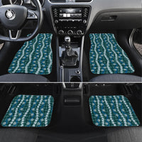 Pikake Maile Tiare Lei Car Mats Polu Lauhala Pattern