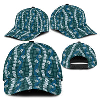Pikake Maile Tiare Lei Classic Cap Polu Lauhala Pattern