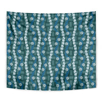 Pikake Maile Tiare Lei Tapestry Polu Lauhala Pattern