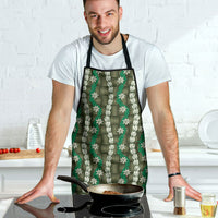 Pikake Maile Tiare Lei Apron Omaomao Lauhala Pattern