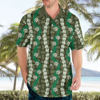 Pikake Maile Tiare Lei Hawaiian Shirt Omaomao Lauhala Pattern