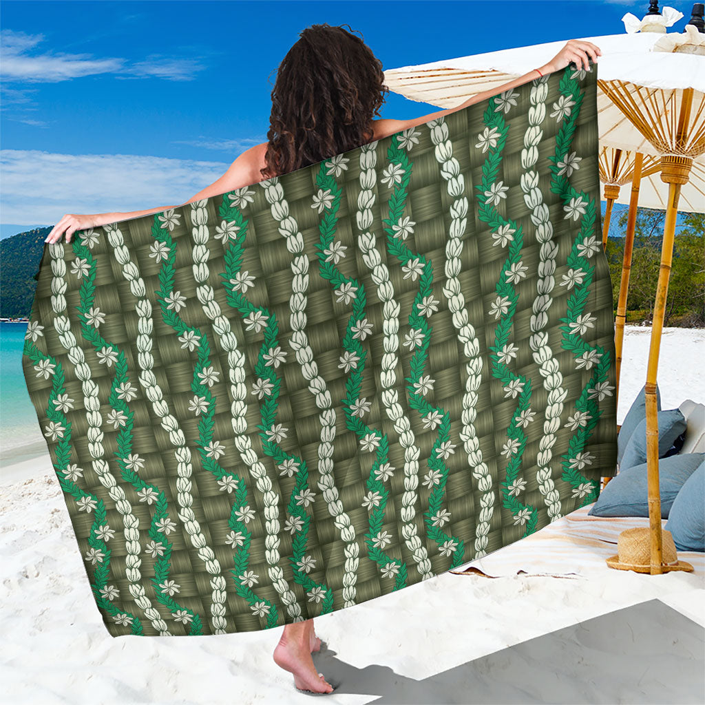 Pikake Maile Tiare Lei Sarong Omaomao Lauhala Pattern