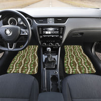 Pikake Maile Tiare Lei Car Mats Natural Lauhala Pattern